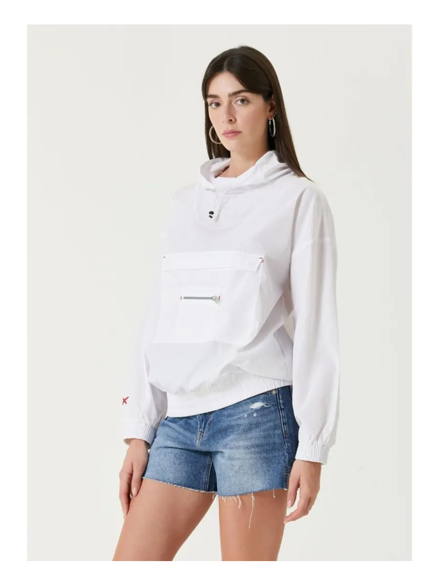 Женская толстовка Free Heaven Parachute Pullover Sweatshirt PCFG — изображение 3 из 9, белый