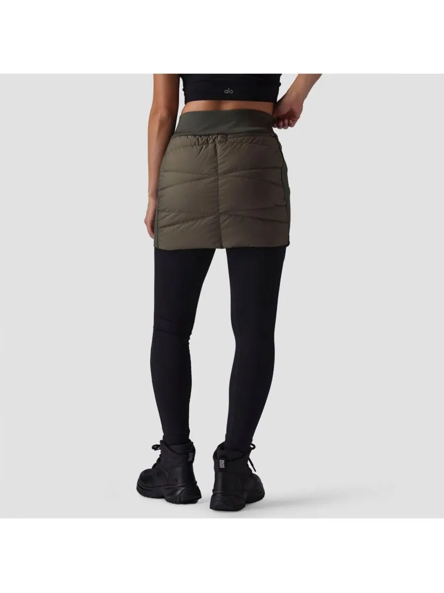 Женская утепленная юбка Stansbury ALLIED Down Skirt Backcountry — изображение 2 из 6, каламата