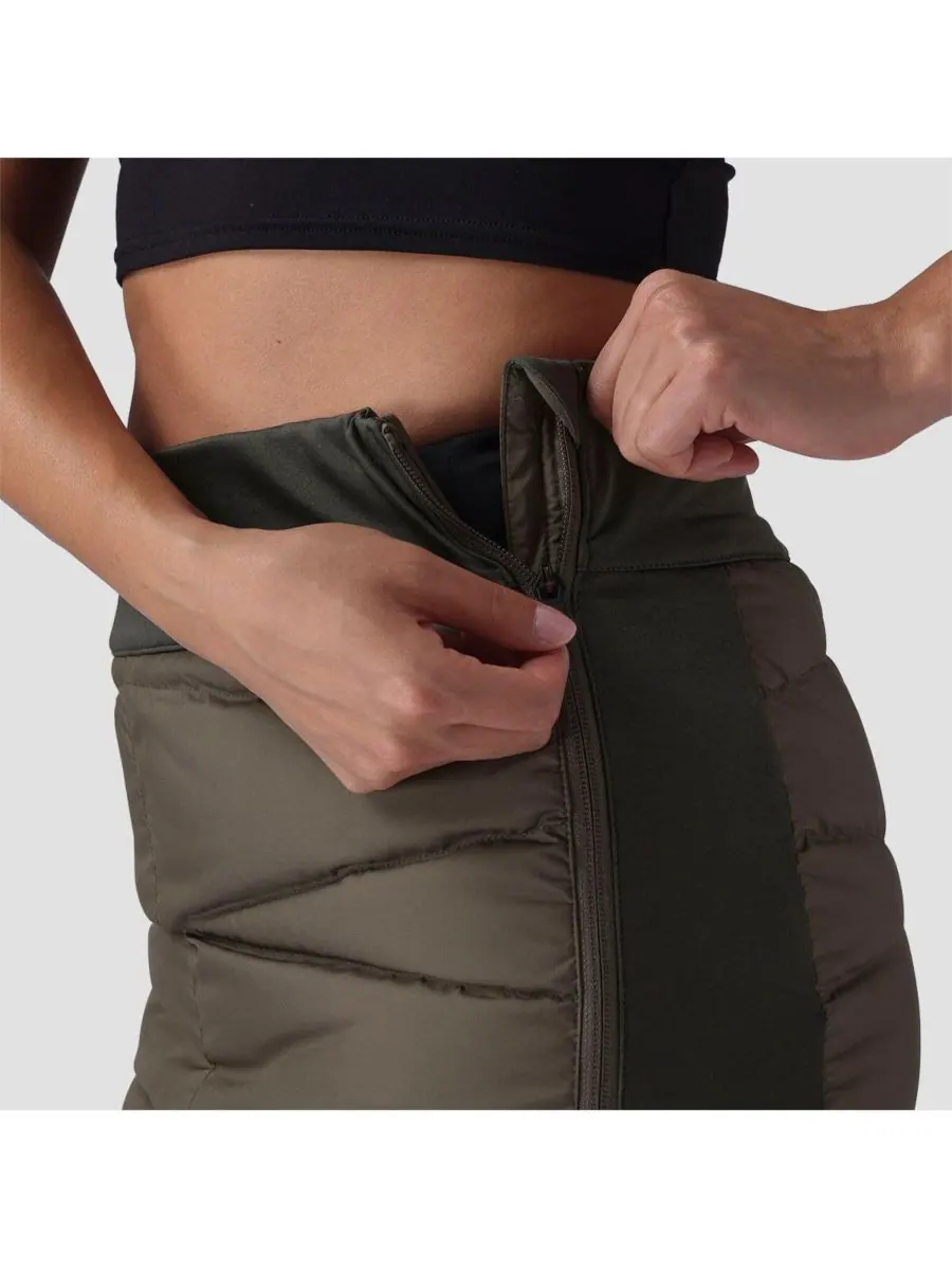 Женская утепленная юбка Stansbury ALLIED Down Skirt Backcountry — изображение 4 из 6, каламата