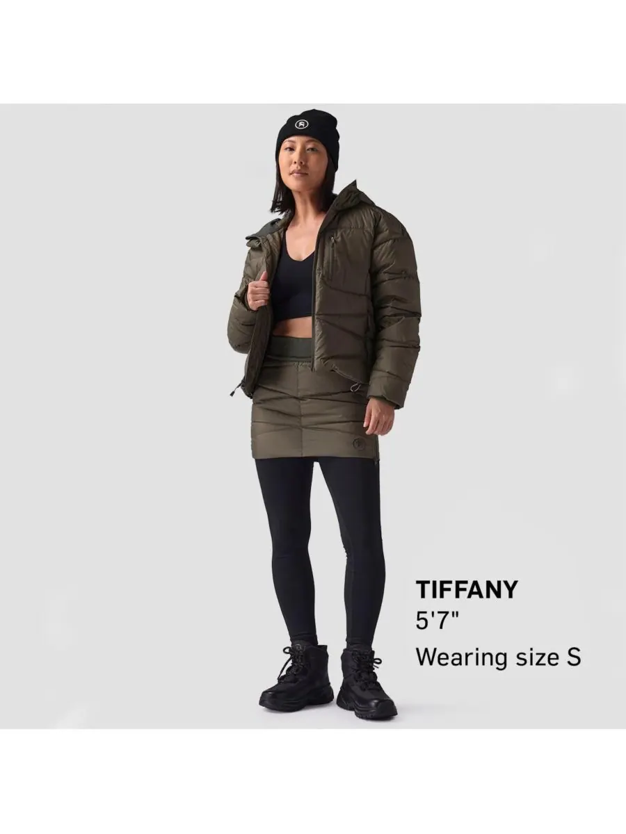 Женская утепленная юбка Stansbury ALLIED Down Skirt Backcountry — изображение 6 из 6, каламата