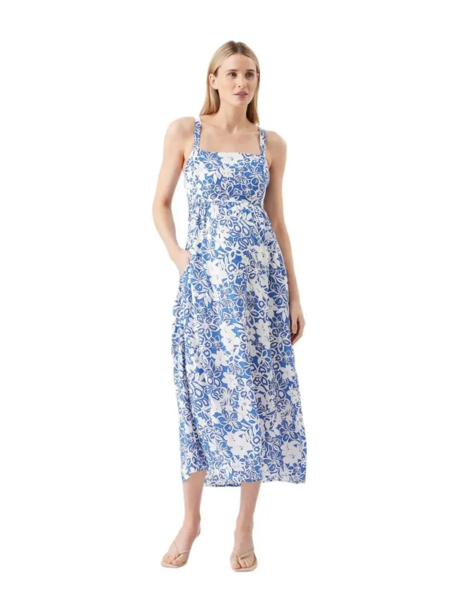 Женское длинное платье Nahla Ripe Maternity — белый