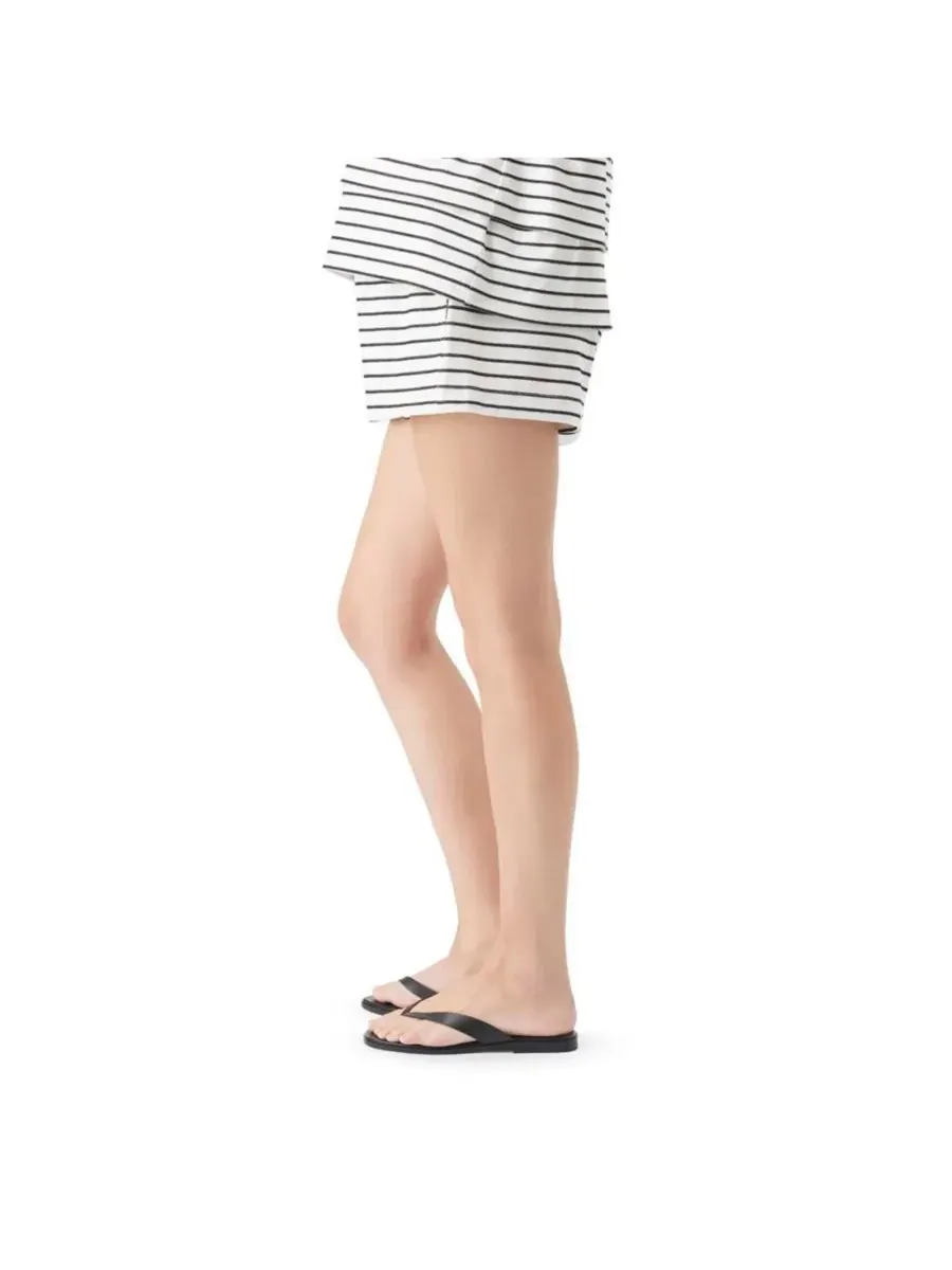Женские шорты для беременных Jada Stripe Short Ripe Maternity — изображение 2 из 6, белый/черный