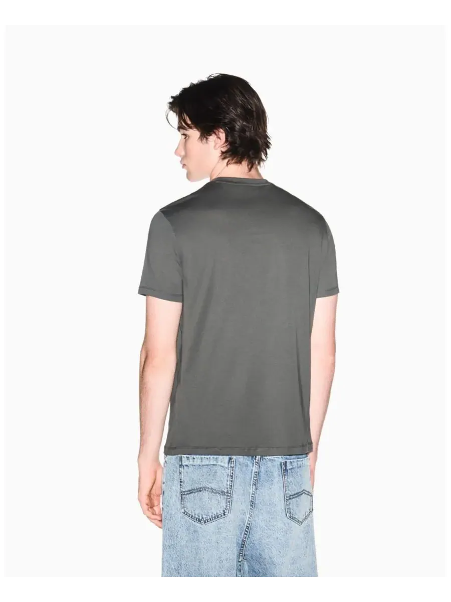 Мужская футболка с коротким рукавом и принтом в виде квадратного логотипа A|X Armani Exchange — изображение 3 из 5, мульти