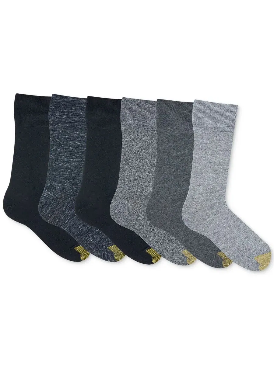 Мужские носки Cambridge Solid Crew Socks (6 пар) — изображение 2 из 3
