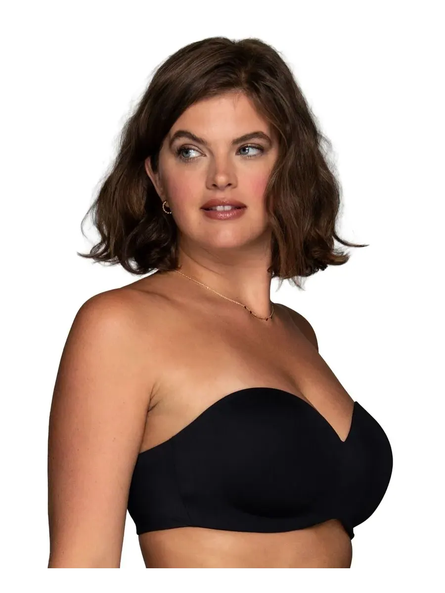 Женский беспроводной бюстгальтер без бретелей Beyond Comfort 74211 Vanity Fair Lingerie — изображение 2 из 3, черный