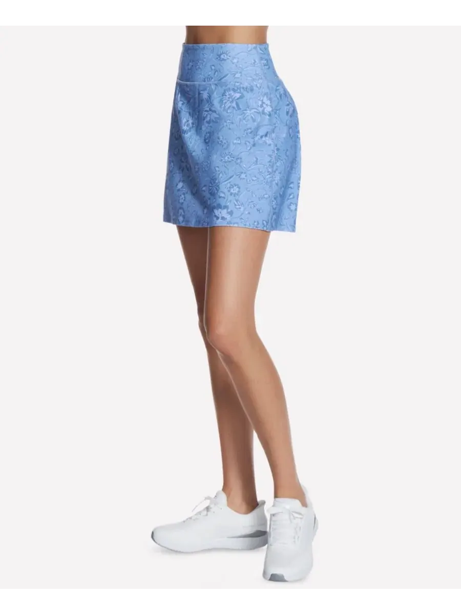 Женская плиссированная юбка-шорты Gowalk Skechers, Morning Glory Print — изображение 2 из 4