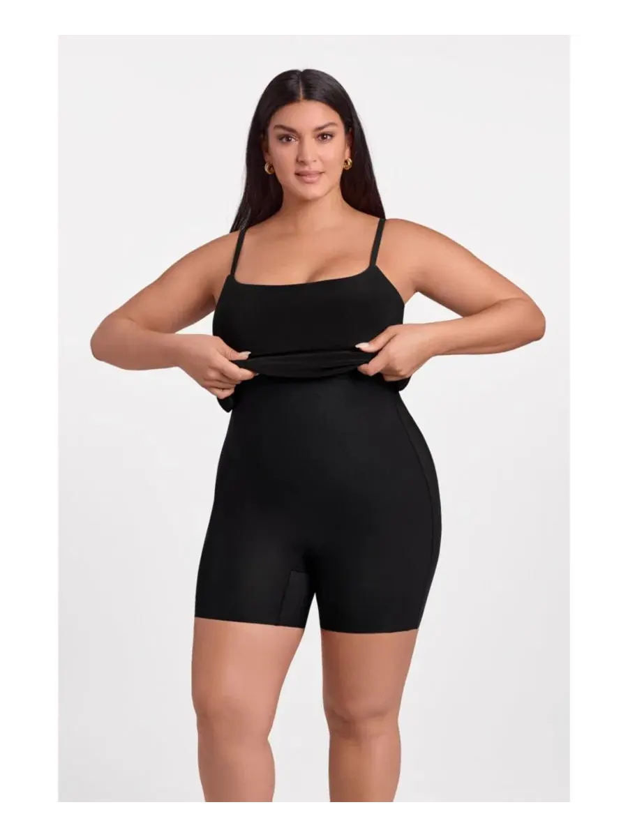 Женское облегающее платье миди из драпированной сетки S3 Apparel — изображение 5 из 6