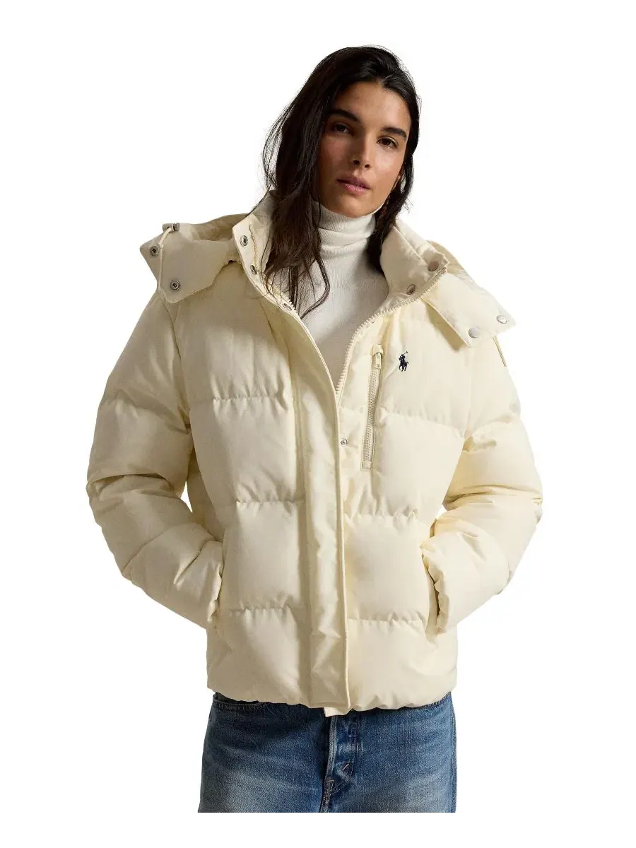 Пуховик с капюшоном Mid-Weight Down Puffer Jacket Polo Ralph Lauren