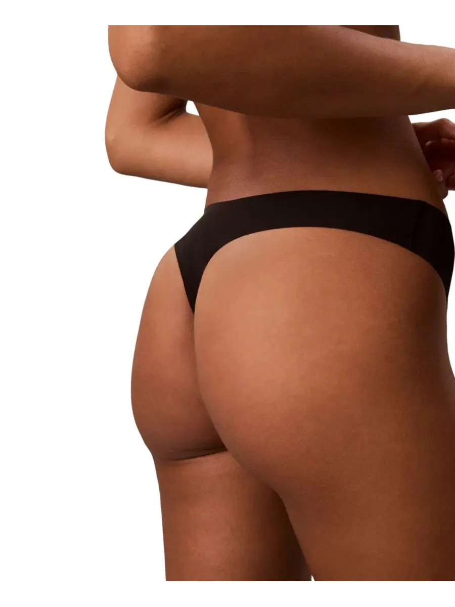 Комплект из 3 трусов-слипов Calvin Klein Invisibles Seamless Microfiber Tag-Free Thong, QD5416 — изображение 3 из 4
