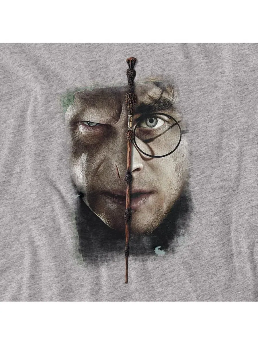 Футболка с графическим принтом It All Ends Here Harry Potter — изображение 3 из 3, приглушенный
