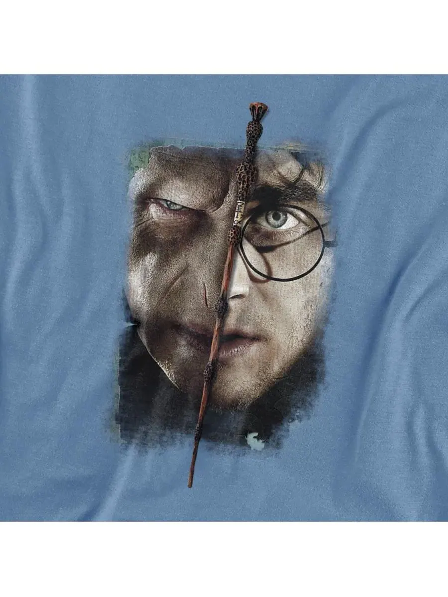 Футболка с графическим принтом It All Ends Here Harry Potter — изображение 3 из 3, синий