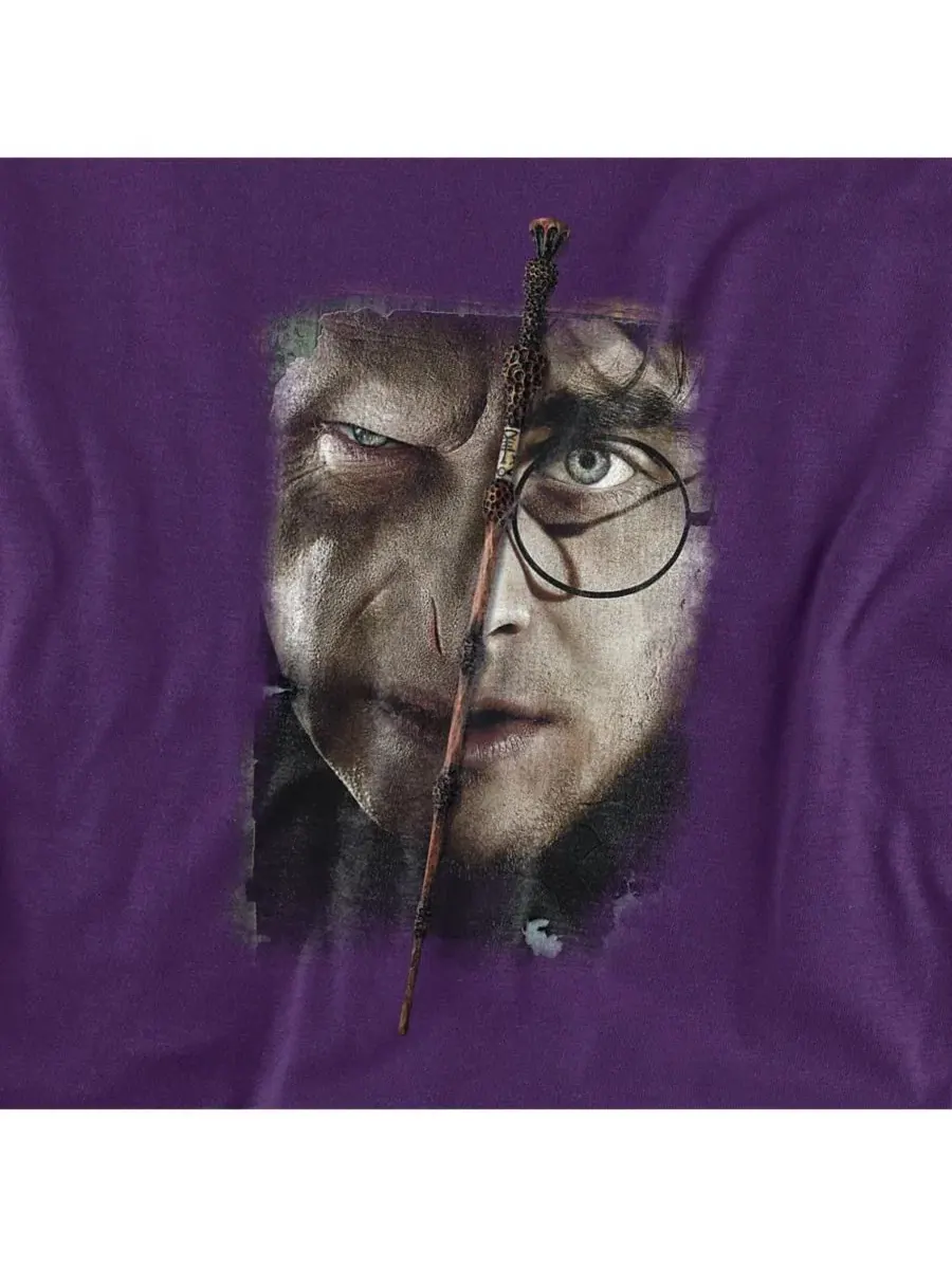 Футболка с длинным рукавом с принтом It All Ends Here Harry Potter — изображение 3 из 3, фиолетовый