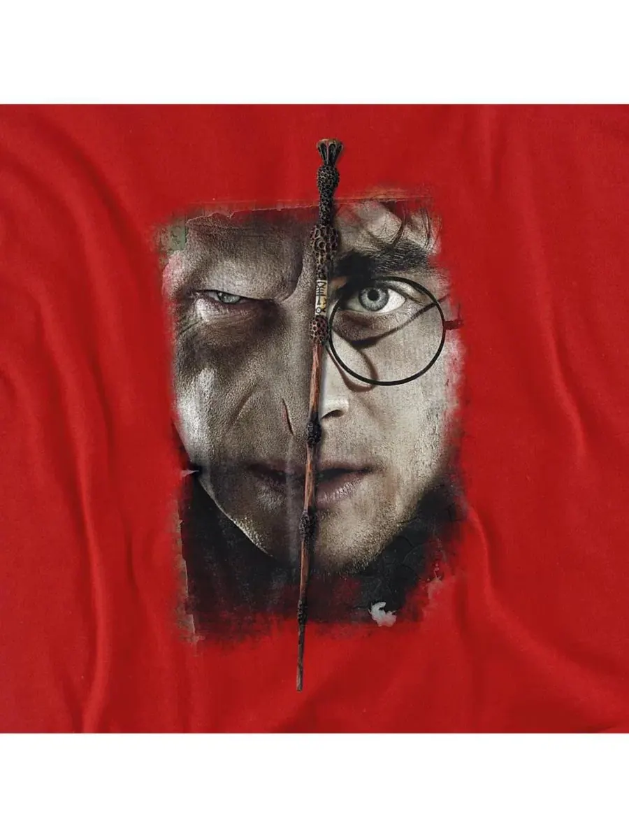 Футболка с графическим принтом It All Ends Here Harry Potter — изображение 3 из 3, красный