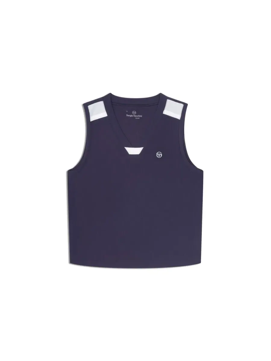 Топ без рукавов Garbo Tank Top Sergio Tacchini — изображение 2 из 4, синий