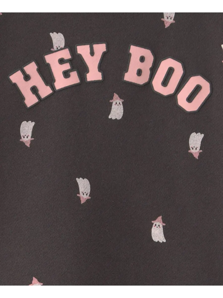 Комплект из топа и леггинсов с принтом Hey Boo Carter's — изображение 4 из 5, черный