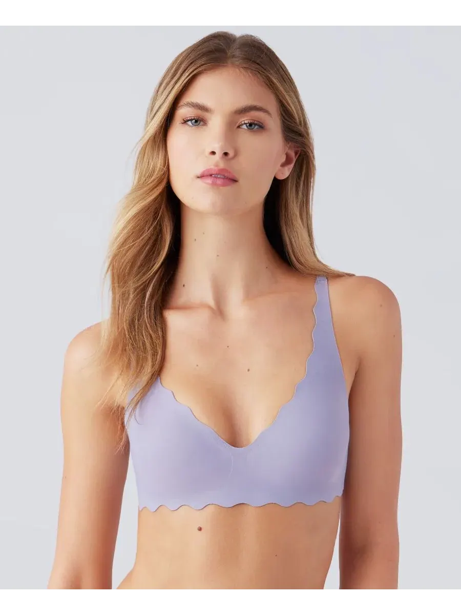 Бюстгальтер без косточек b.wow'd Wirefree Bralette b.tempt'd — изображение 1 из 4, серый