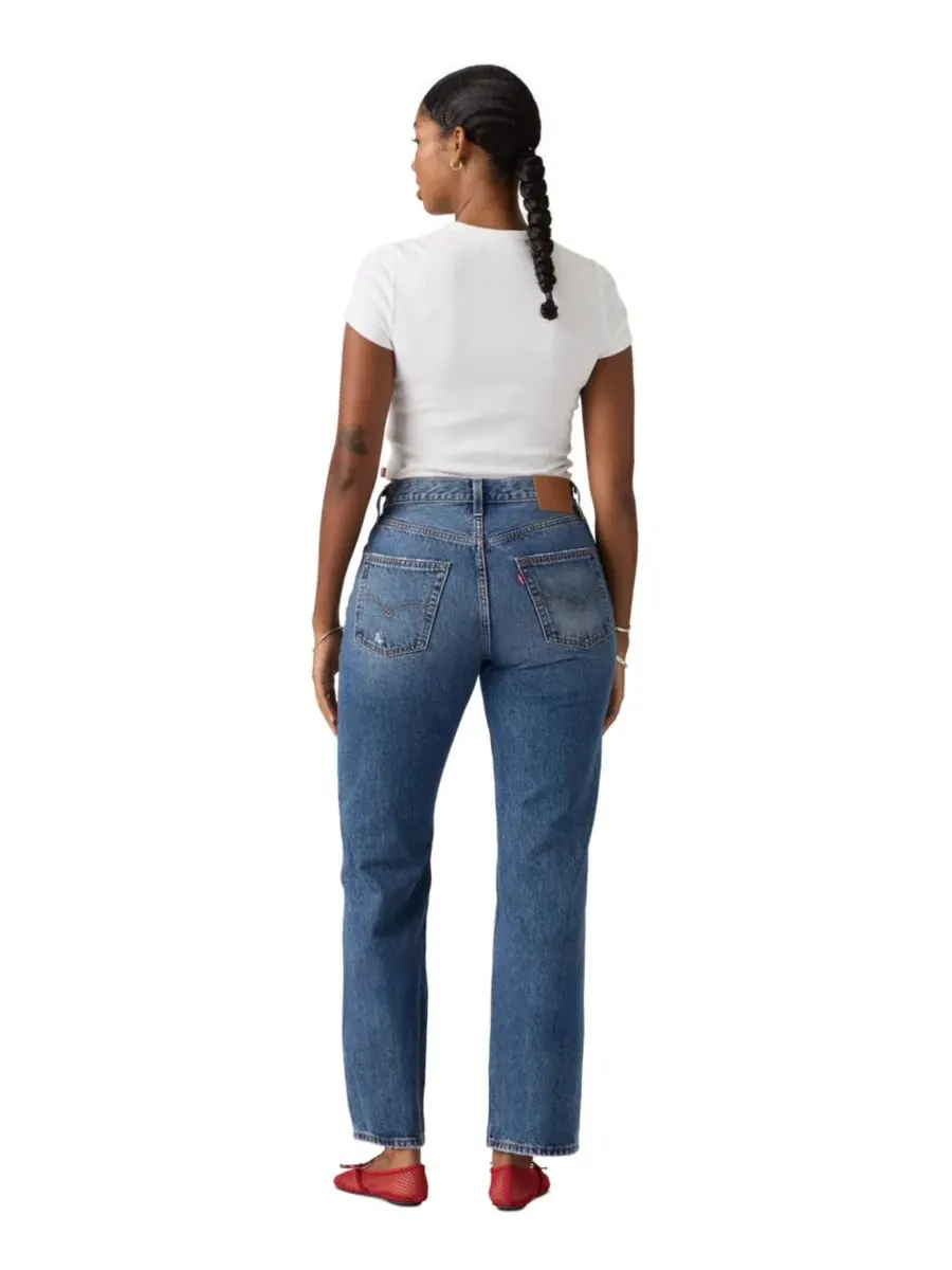 Джинсы прямого кроя, 501-е, модель 90's Ankle Levi's, Natural Stone — изображение 4 из 4