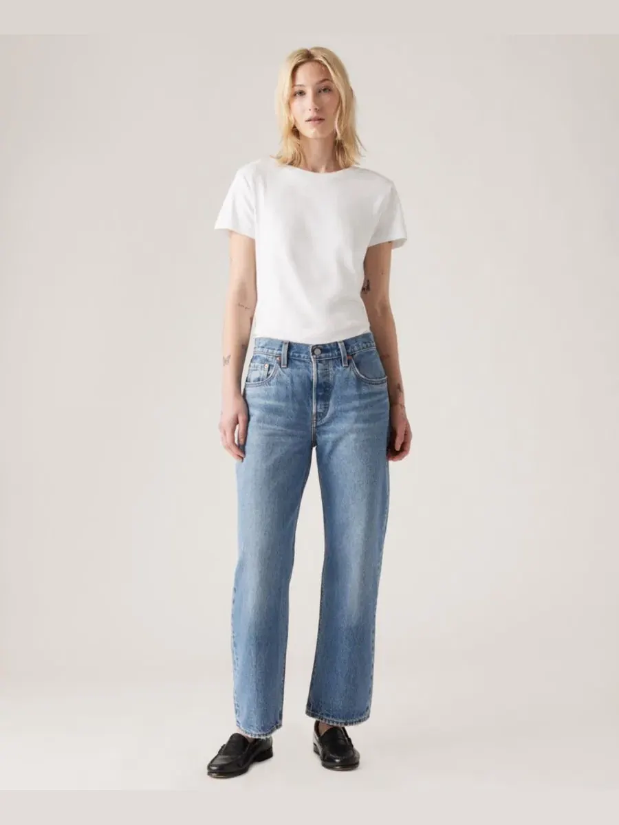 Джинсы прямого кроя Premium 501 90's Ankle Mid-Rise Straight-Fit Levi's, Sweetest Taboo — изображение 5 из 5