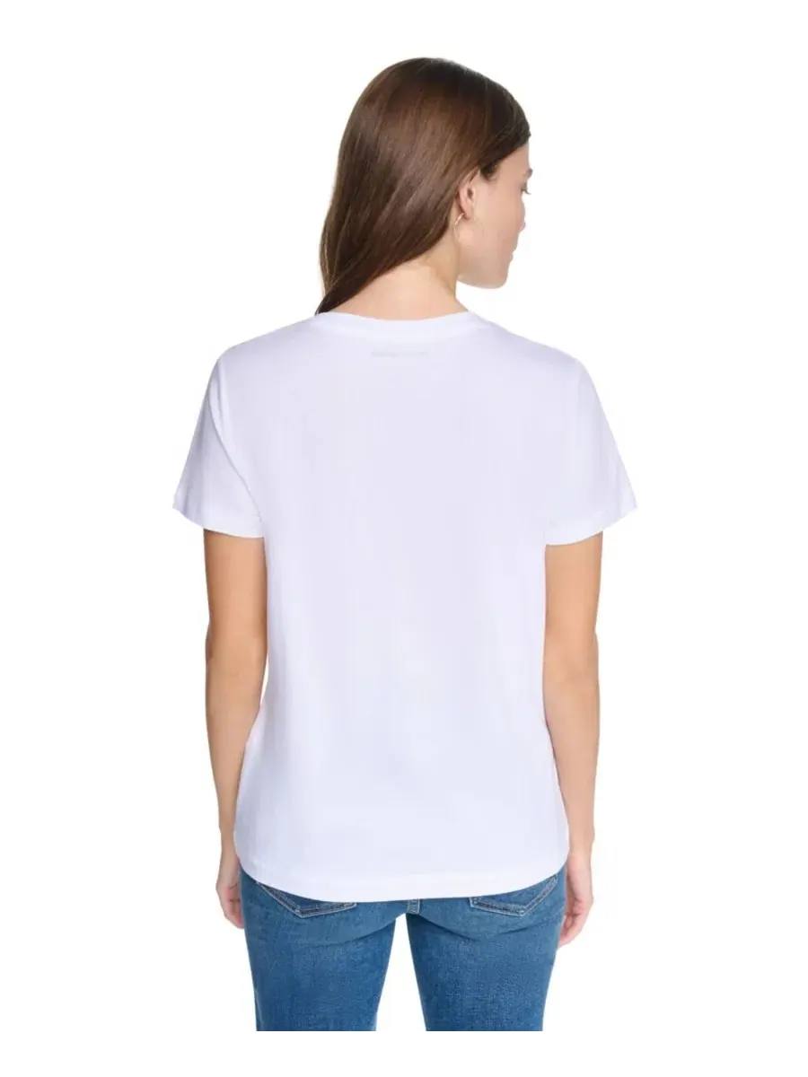 Футболка с фотографическим принтом Brooklyn Logo DKNY Jeans — изображение 5 из 5, белый