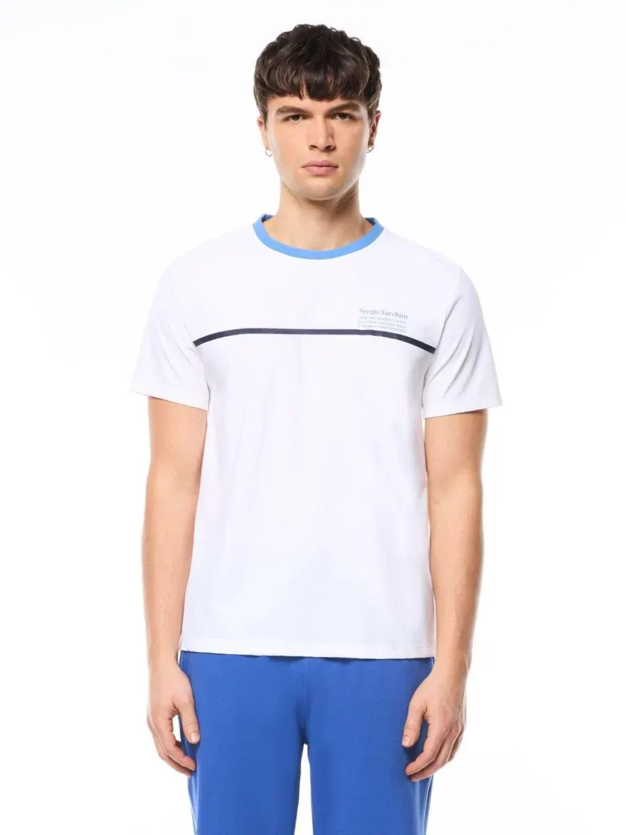 Футболка из нейлона с коротким рукавом Sergio Tacchini