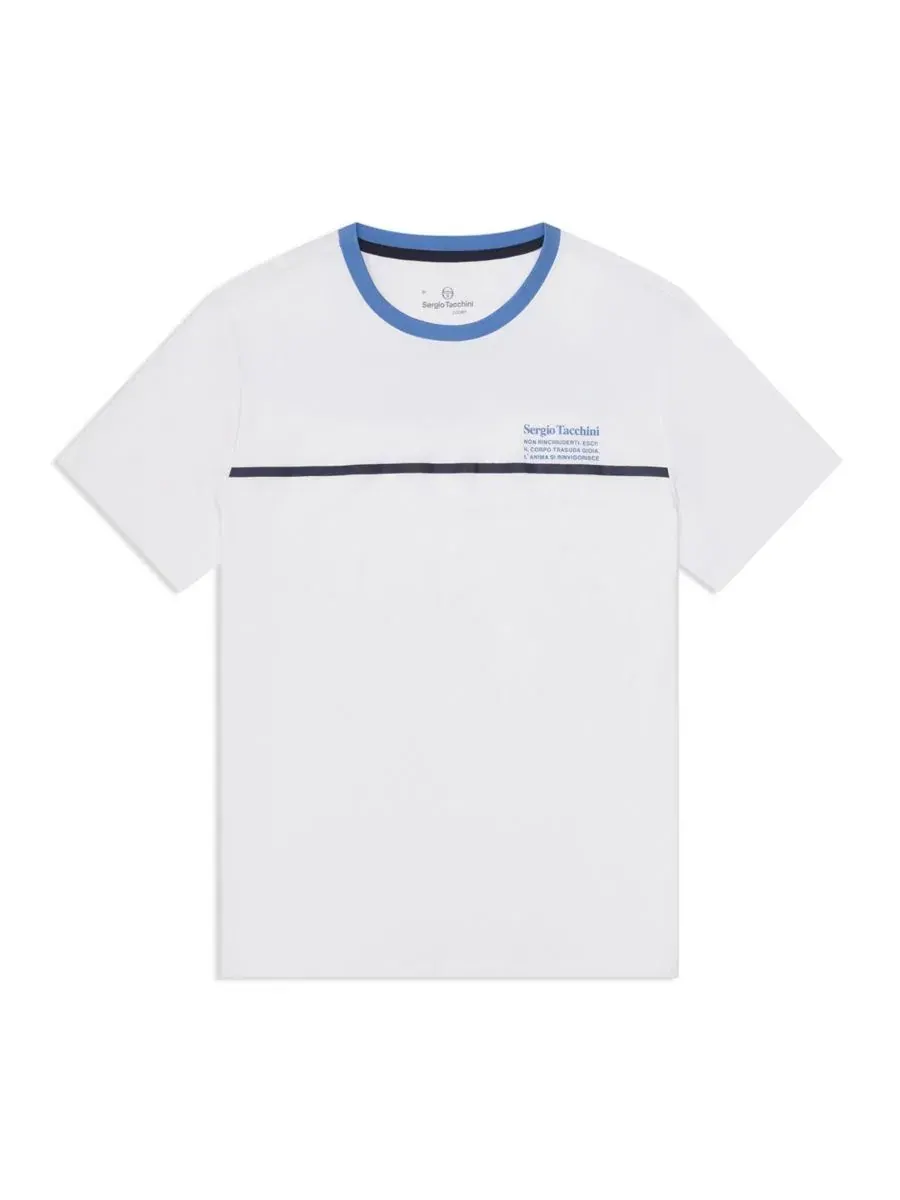 Футболка из нейлона с коротким рукавом Sergio Tacchini — изображение 2 из 5, белый