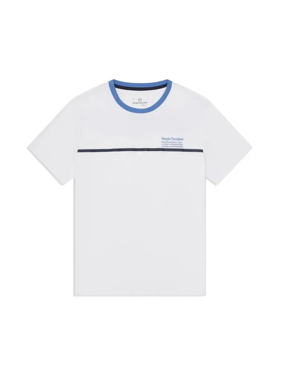 Футболка из нейлона с коротким рукавом Sergio Tacchini — изображение 5 из 5, белый