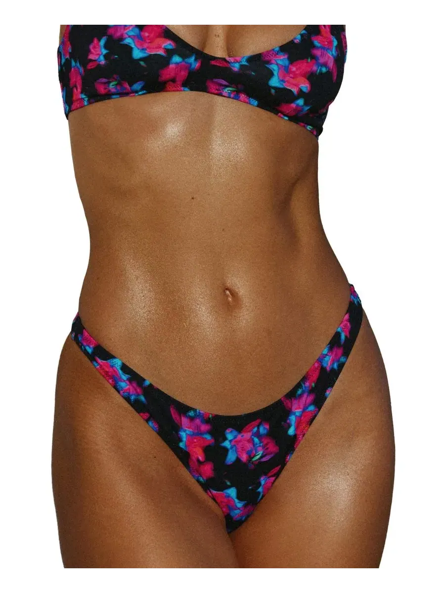 Плавки бикини с высокой посадкой Sofie Bottom Bright Swimwear — изображение 4 из 6, розовый