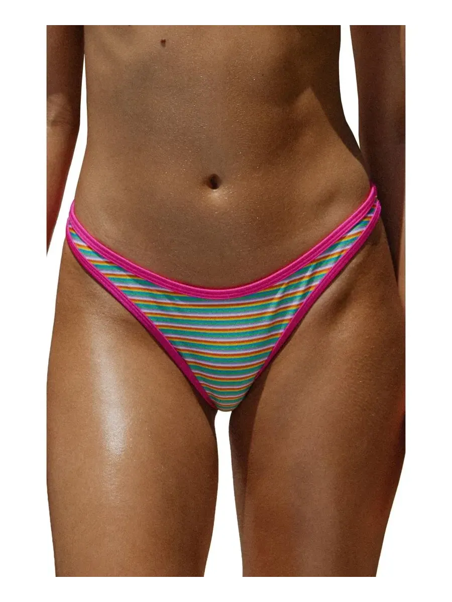 Женские плавки бикини с высокой посадкой Sofie Bottom Bright Swimwear — желтый