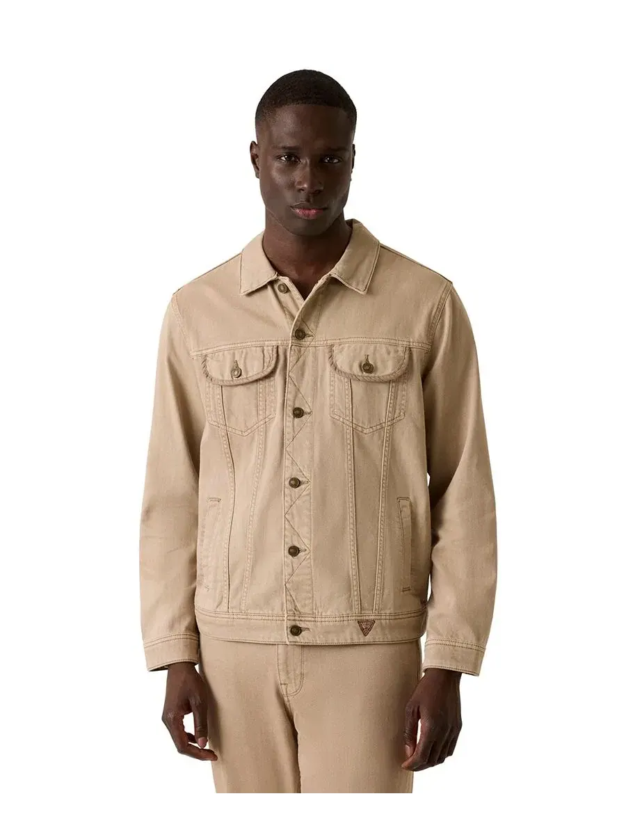 Джинсовая куртка с передними накладными карманами Dean GUESS