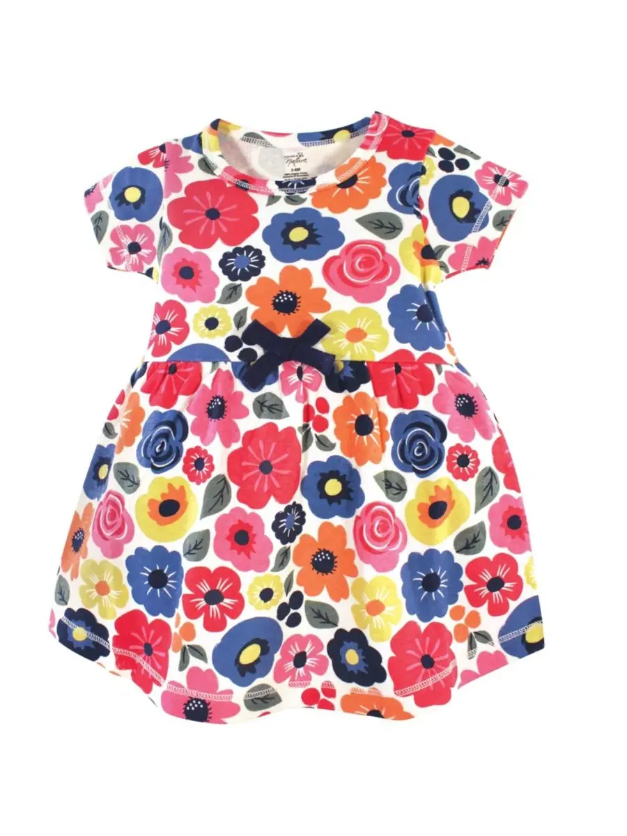 Комплект платьев с кардиганом Natural Cotton Touched by Nature, Bright Flower — изображение 4 из 5
