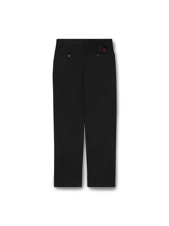 Брюки прямого кроя Big Boys Stretch Twill Polo Ralph Lauren — изображение 2 из 4, черный