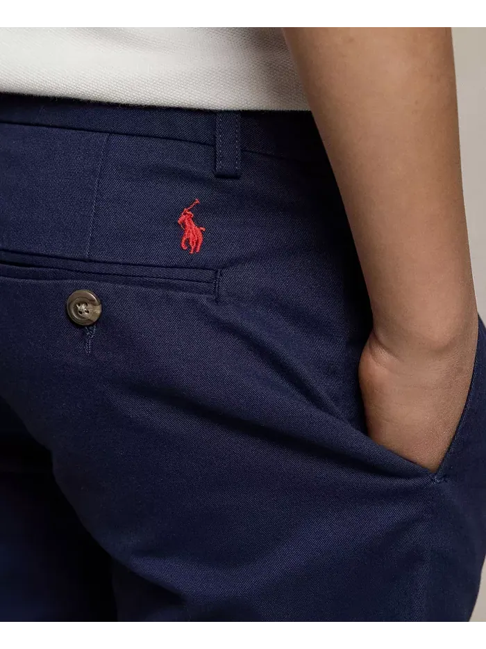 Брюки прямого кроя Big Boys Stretch Twill Polo Ralph Lauren — изображение 4 из 4, черный