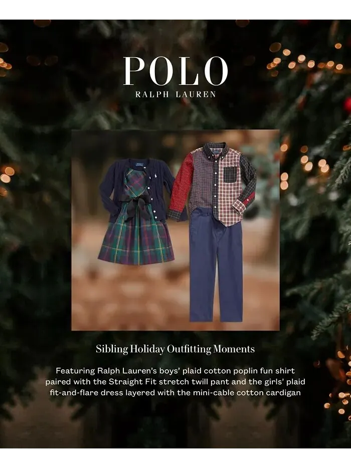 Брюки прямого кроя из эластичного твила для больших мальчиков Polo Ralph Lauren — изображение 3 из 5, темно-синий