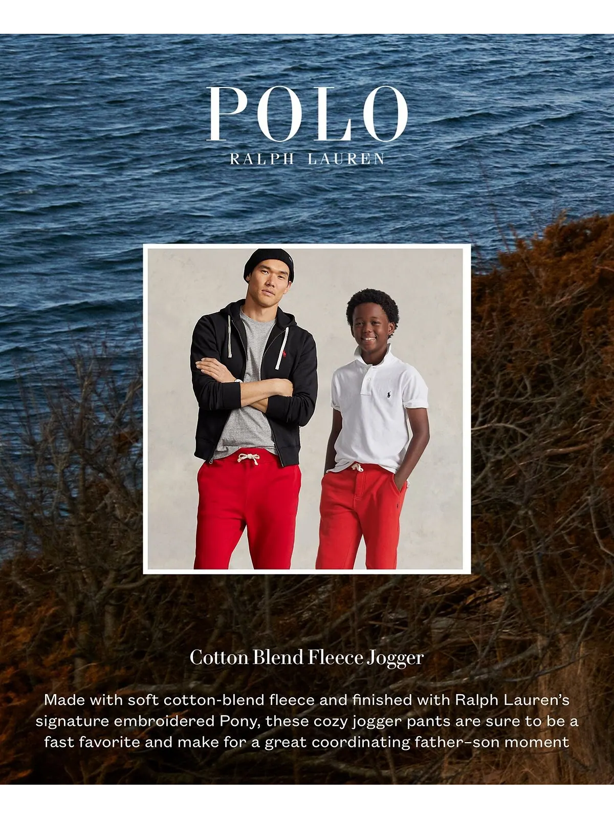 Брюки прямого кроя из эластичного твила для больших мальчиков Polo Ralph Lauren — изображение 6 из 6, красный