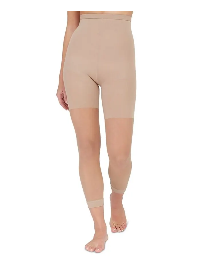 Женские капри Super Footless Tummy Control Power, также доступны в расширенных размерах. SPANX — изображение 2 из 3, нудовый