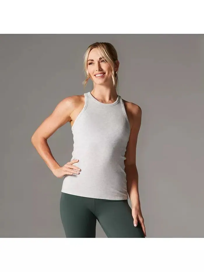 Женская майка Perfect Fit Rib Tavi — изображение 2 из 4, пепельный