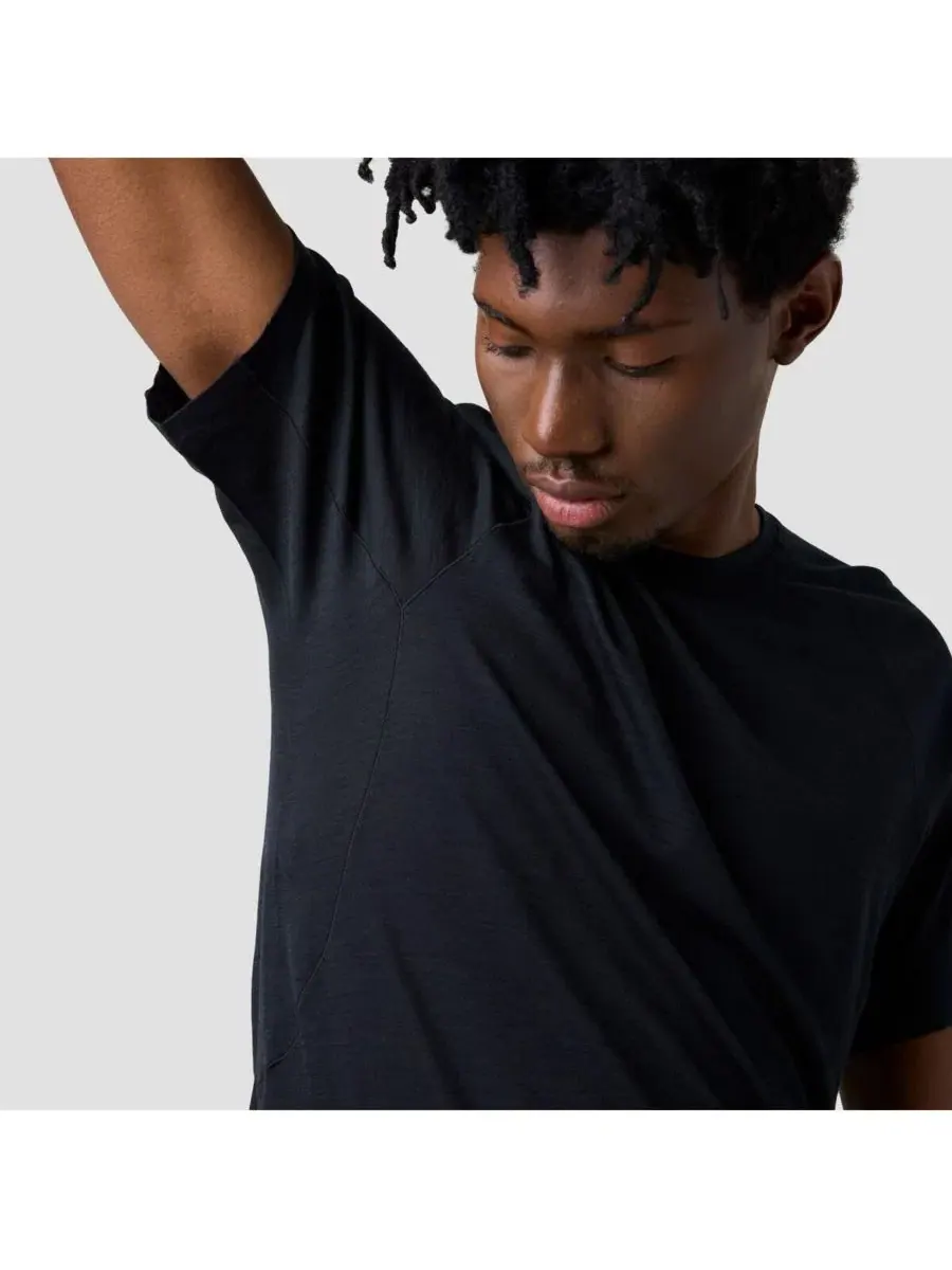 Футболка с длинным рукавом из мериносовой шерсти Wasatch Adventure RWS Merino Lt-Wt Tech Tee — изображение 4 из 7, черный