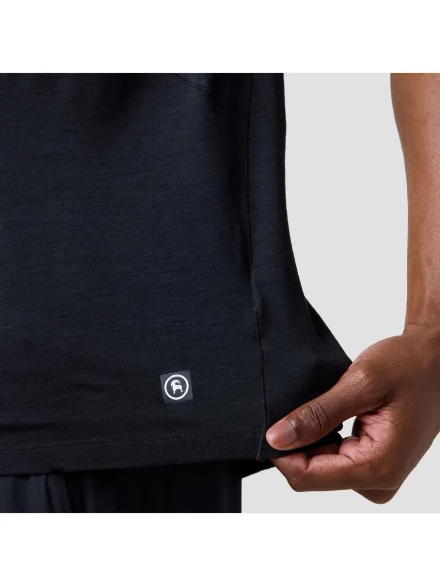 Футболка с длинным рукавом из мериносовой шерсти Wasatch Adventure RWS Merino Lt-Wt Tech Tee — изображение 6 из 7, черный
