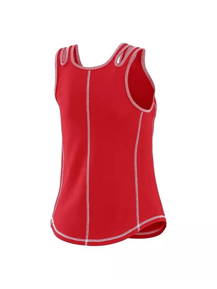 Женская красная майка St. Louis Cardinals с контрастной строчкой Wear By Erin Andrews — изображение 3 из 4, красный белый