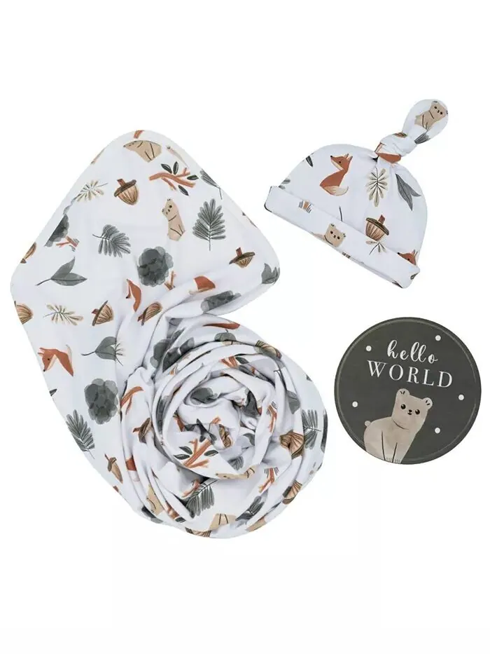 Подарочный набор Hello World для мальчиков и девочек, 3 предмета Living Textiles — мульти