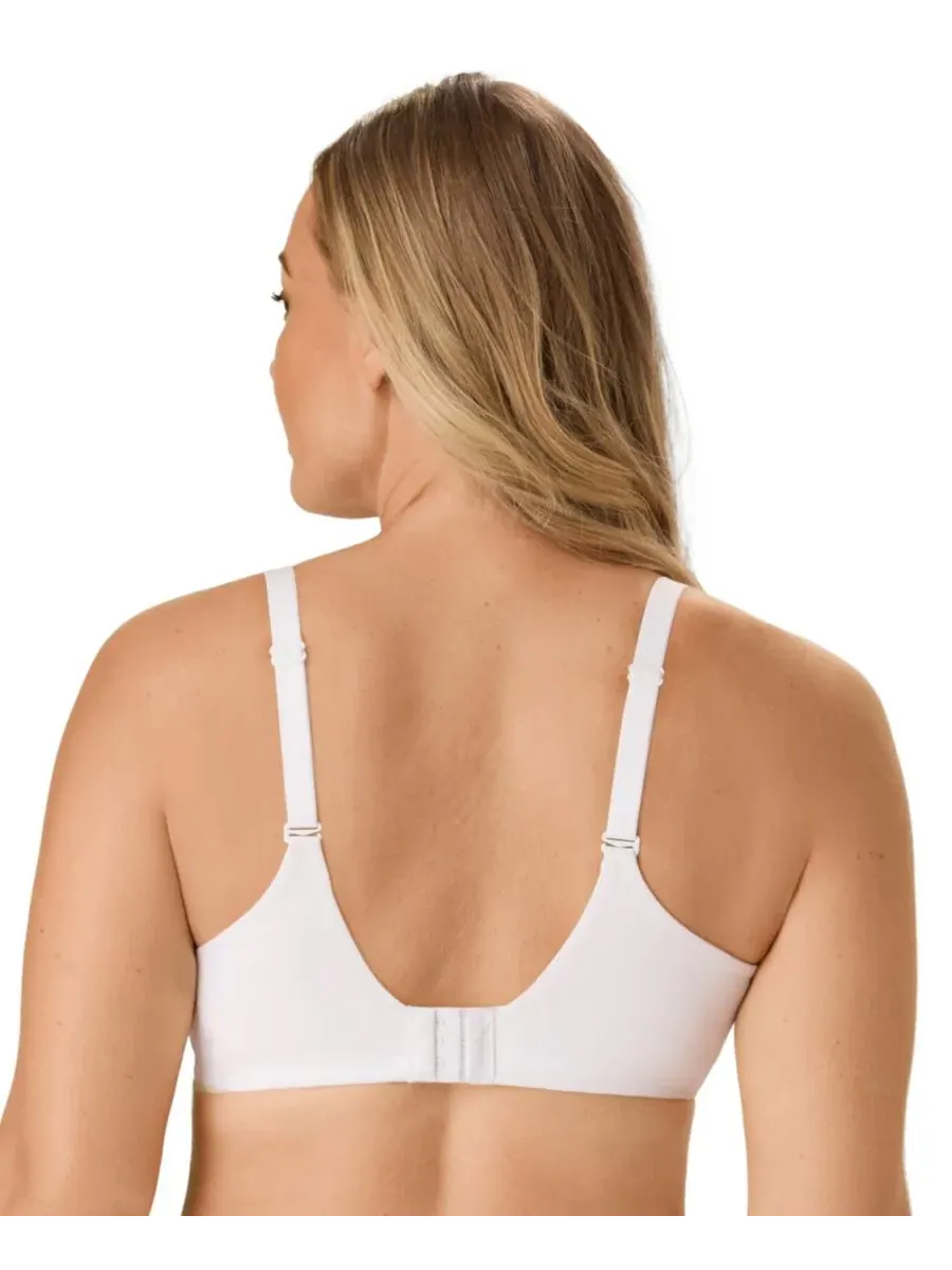 Бюстгальтер-топ без косточек с поролоновыми чашками, модель Flawless Fit DF1971 Bali — изображение 4 из 6, белый
