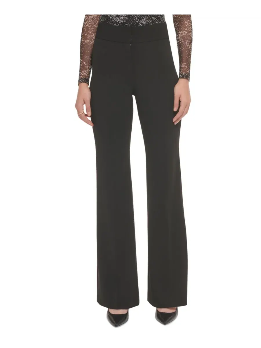 Женский комплект из свитшота с принтом и брюк палаццо, Drop Shoulder DKNY