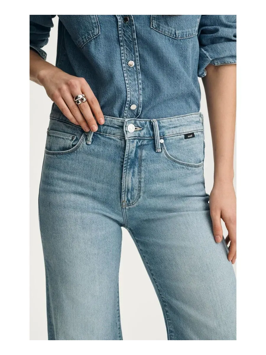 Джинсы клеш Mavi Jeans Grace Mid Rise Flare — изображение 5 из 6, классический синий