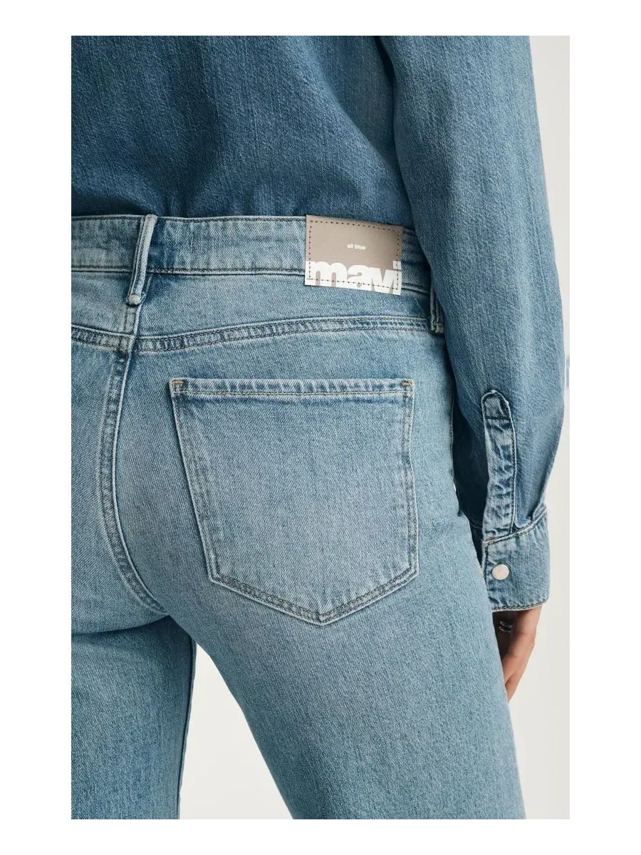 Джинсы клеш Mavi Jeans Grace Mid Rise Flare — изображение 6 из 6, классический синий