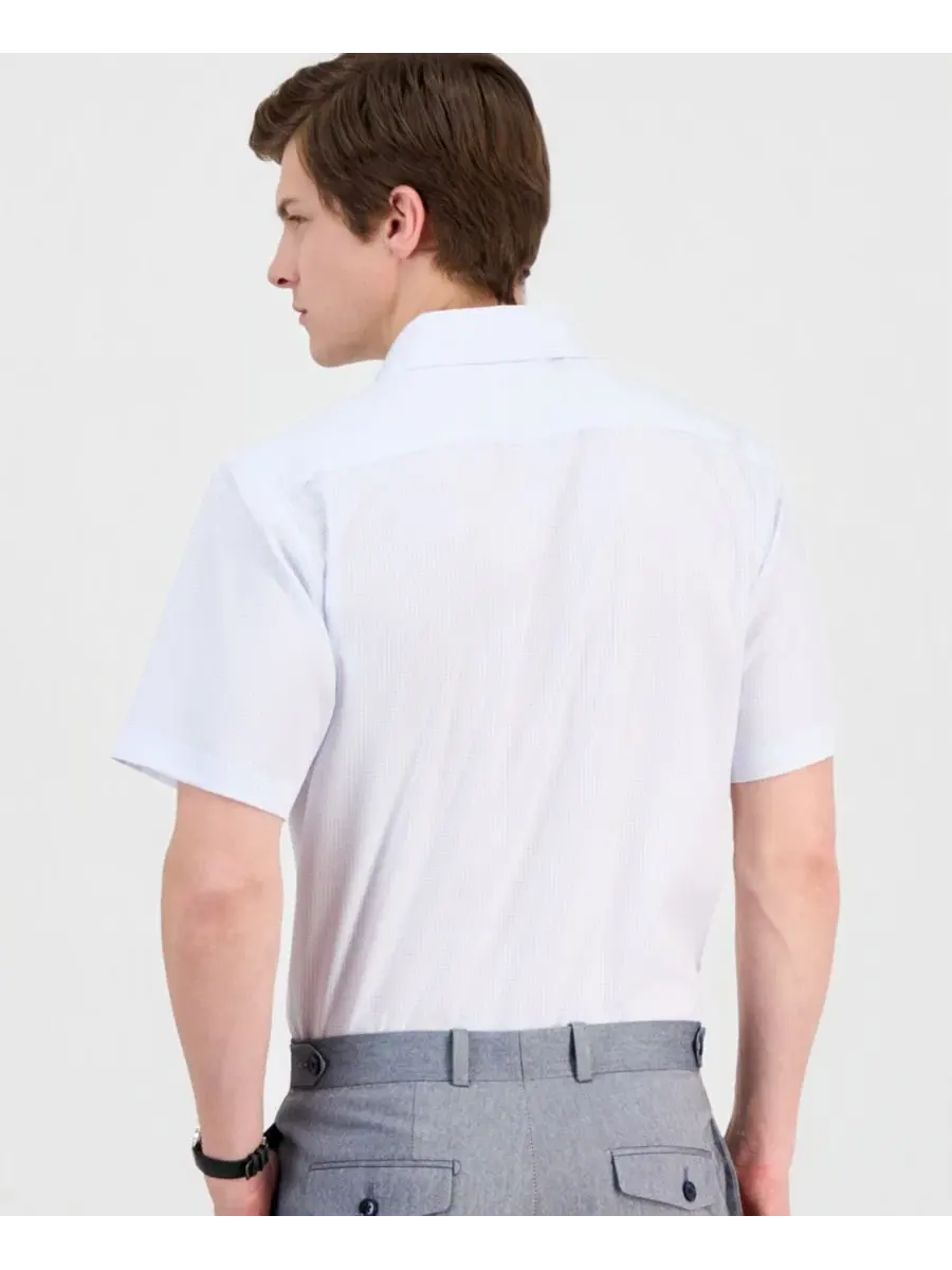 Мужская классическая рубашка с коротким рукавом, Slim Fit Dylan Park — изображение 3 из 6, белый белый