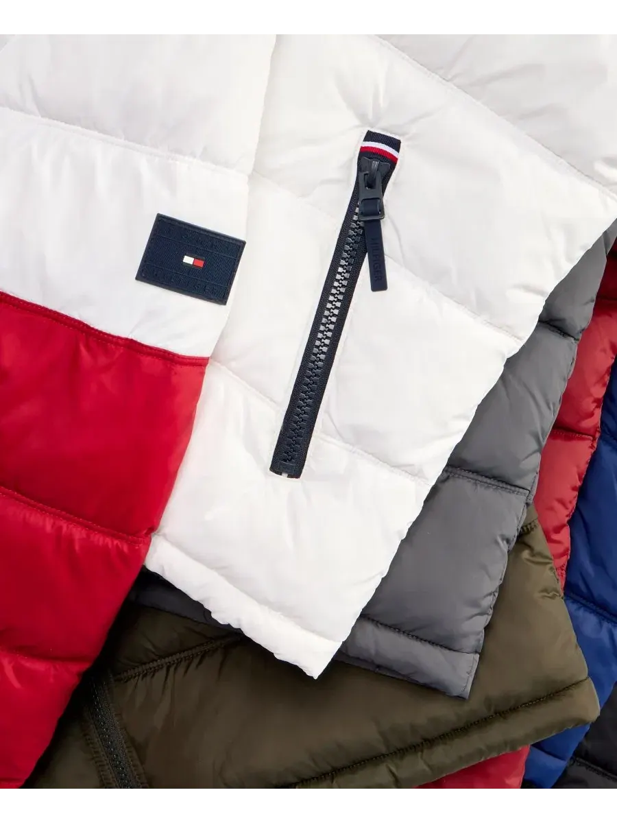 Мужская куртка-пуховик с капюшоном Tommy Hilfiger — изображение 6 из 6, черный