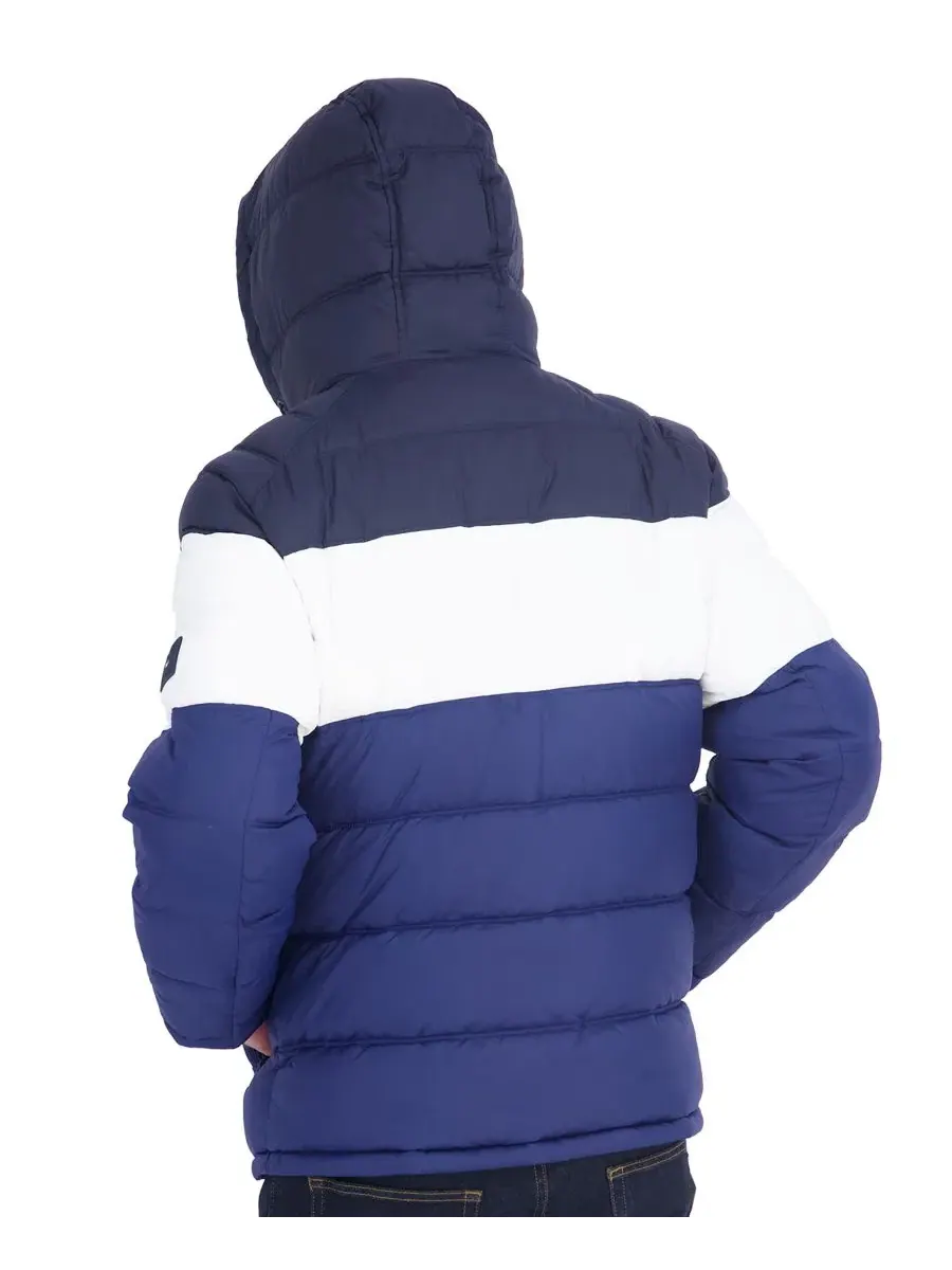 Куртка-пуховик с капюшоном Tommy Hilfiger — изображение 5 из 6, синий