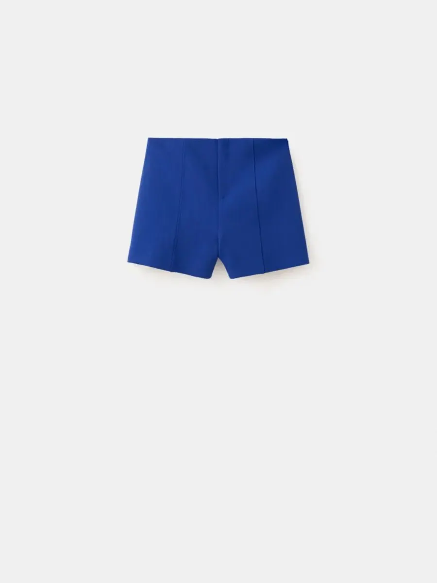 Женские шорты с высокой посадкой Fitted Solid MANGO