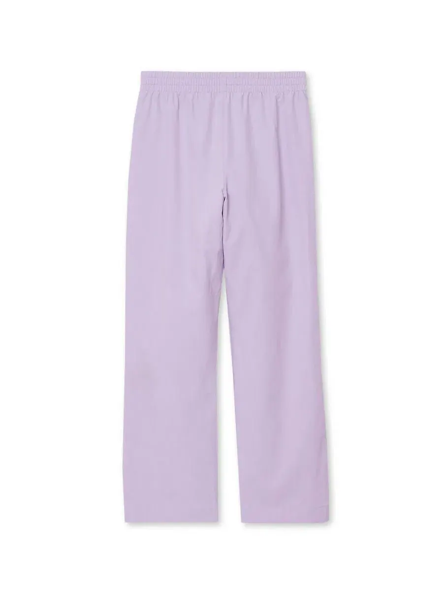 Спортивные брюки прямого кроя с декоративной окантовкой Girls Plus Straight Leg Track Pants Lands' — изображение 2 из 4