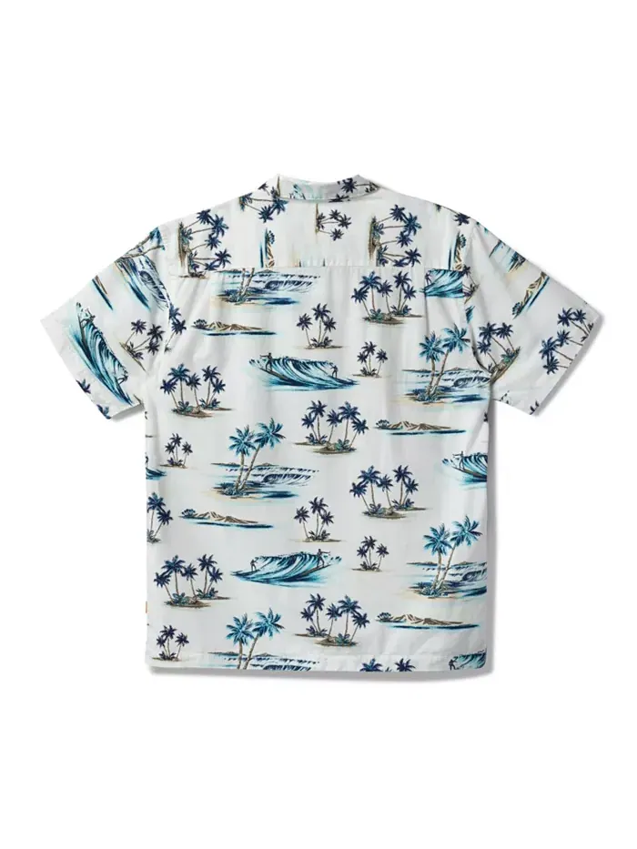 Quiksilver Мужская рубашка Day Dreamin' Woven Quiksilver Waterman — изображение 7 из 11, белый